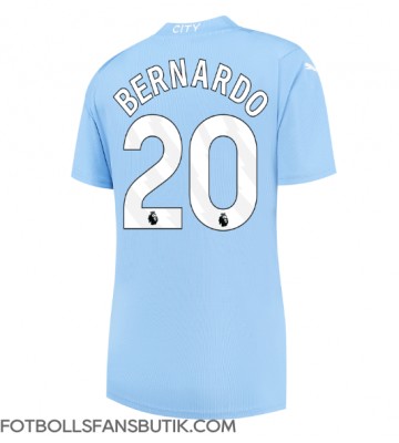 Manchester City Bernardo Silva #20 Replika Hemmatröja Damer 2023-24 Kortärmad